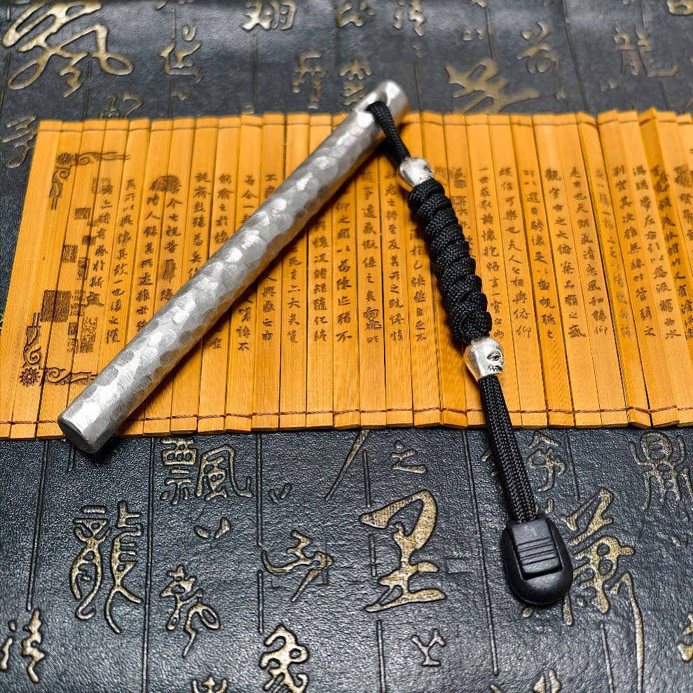 Handmade Solid Titanium Tactical EDC Self Defense Keychain – Legal Carry