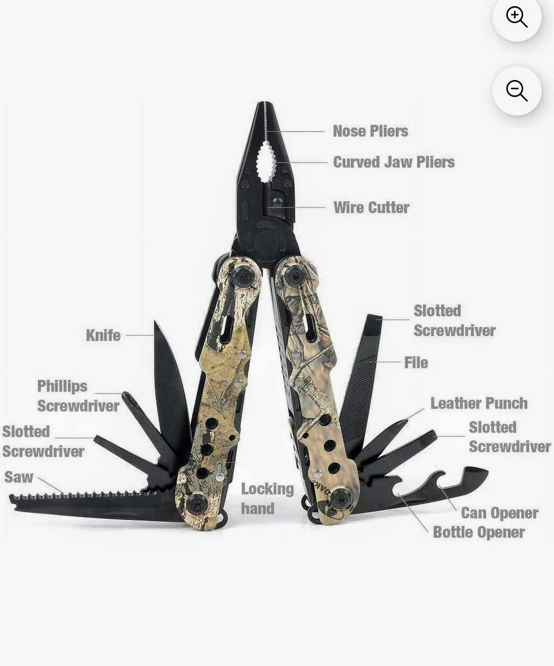 Multi-tool – 13 in 1 Multi Function Pliers – Folding Pocket Tool with Sheath.