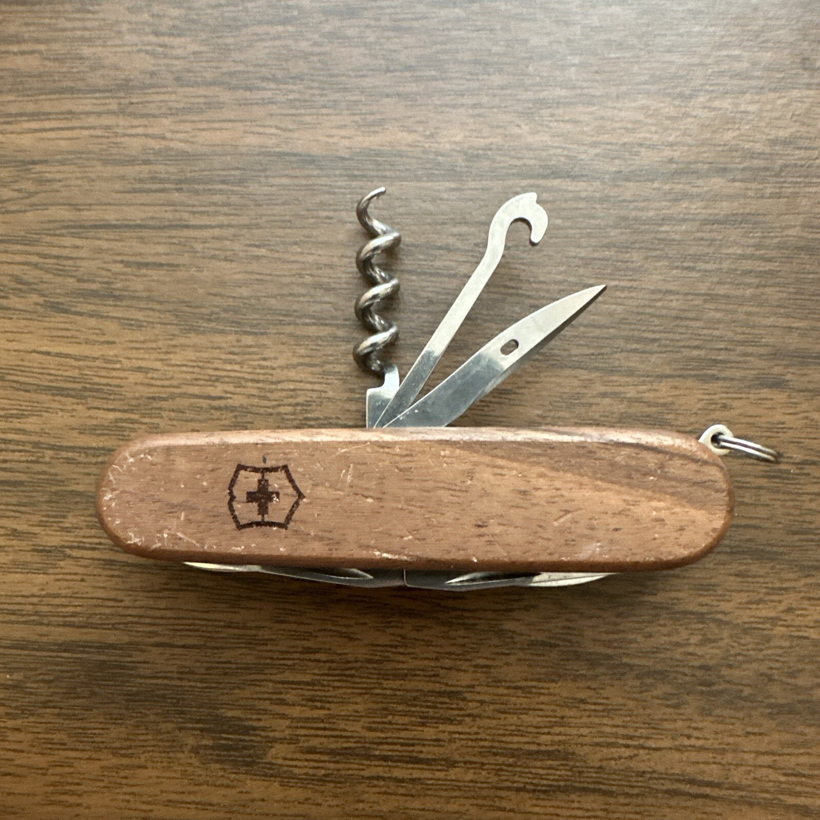 Victorinox Huntsman Wood Swiss Army Knife with Walnut scales- hunt, fish, camp