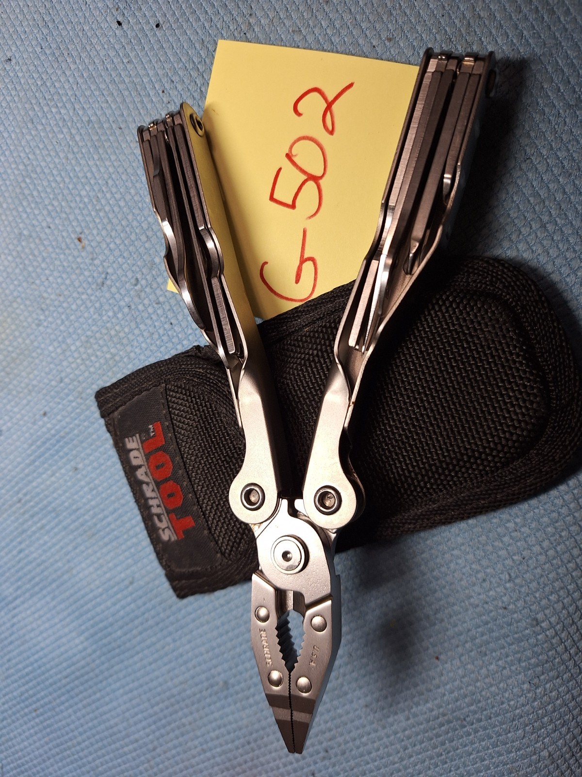 1 SCHRADE TOUGH Multi Tool U.S.A. Fishing Hunting Camping Excellent LOT G502