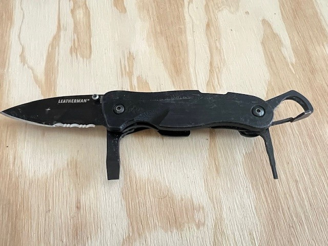 Leatherman Crater C33SX Retired Black Knife and Multi Tool – Great condition