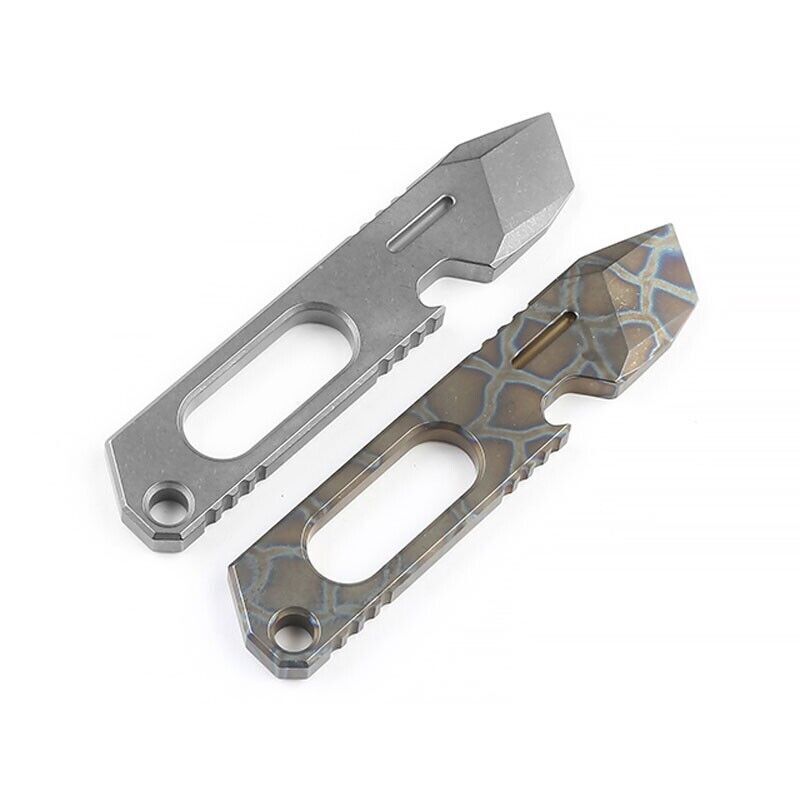 New Titanium Alloy Pocket Pry Bar Crowbar Opener Portable Outdoor EDC Multi Tool