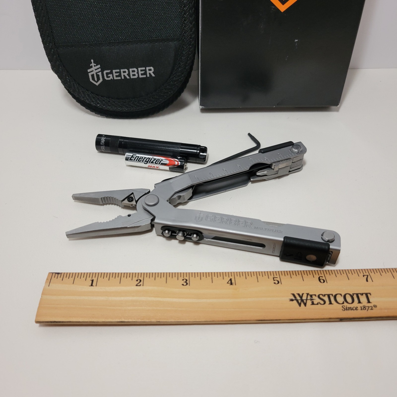 Gerber ‎MP600 Multi-Tool Pliers +Sheath+Flashlight ✨️New Maintenance Kit G07570N
