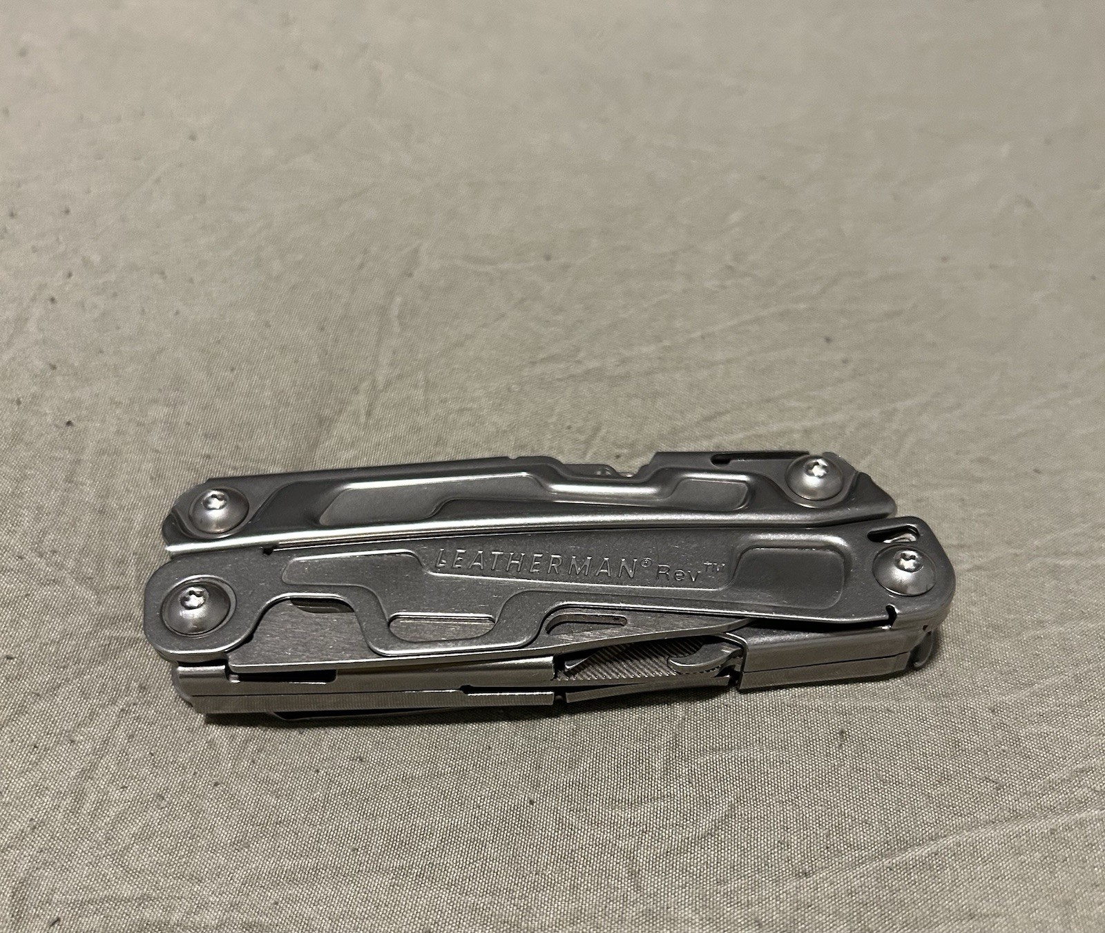 Leatherman 832127 Rev Stainless Steel Multi-tool With Pocket Clip
