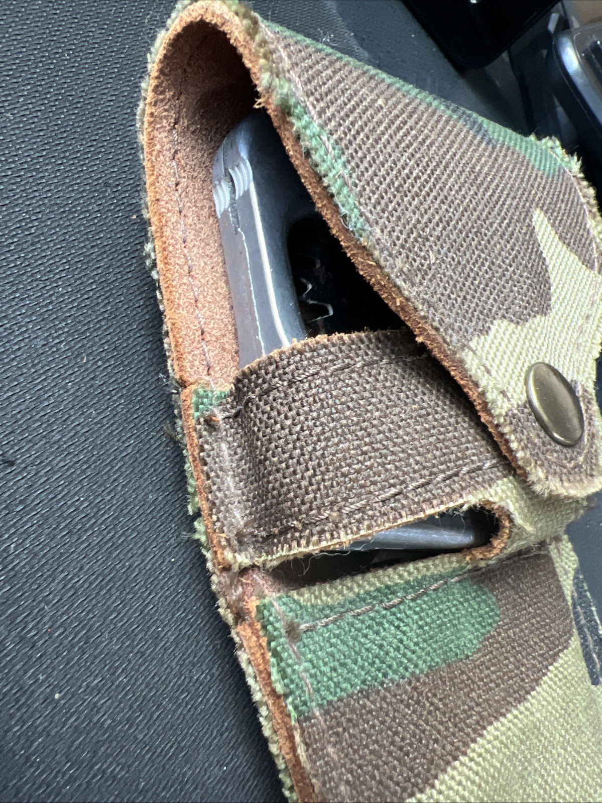 Rocky Mountain Pac Saw Vintage W/ Leather Sheath 12-1/2″ Long Nice ❤️camo