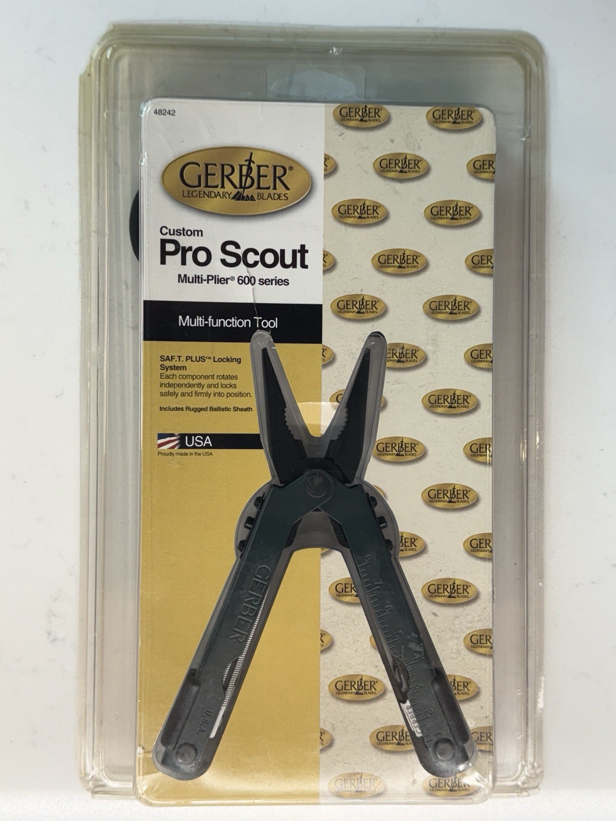 Gerber Custom Pro Scout GREEN Multi Plier 600 w/Sheath. US Made Limited Edition