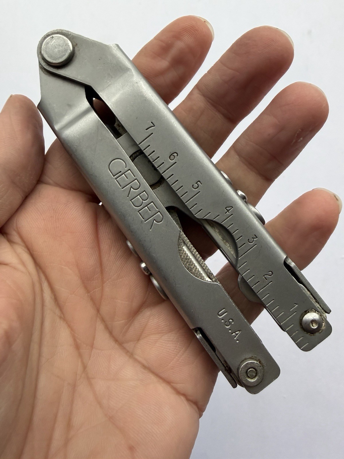 VINTAGE 1990s GERBER USA MP500 ORIGINAL NEEDLE NOSE PLIER MULTITOOL IN NEW POUCH