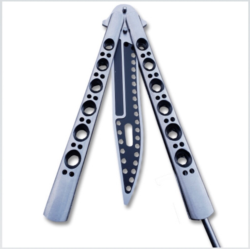 Non-Sharp Butterfly Black and Silver Blade Ltd. Edition