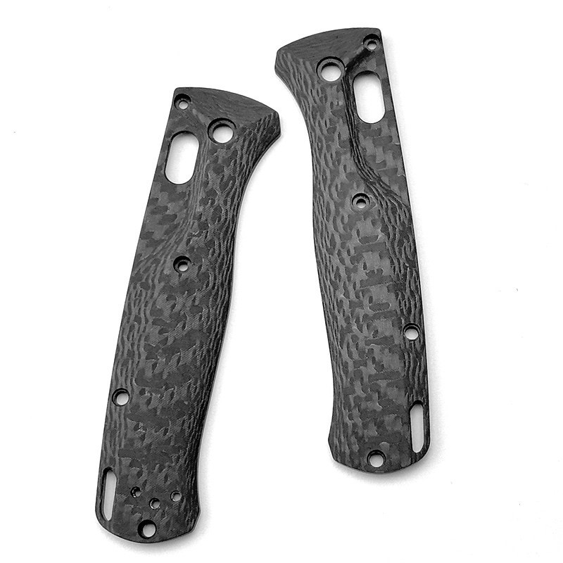 Carbon Fiber Handle Scales Fits Benchmade Bugout 535 Folding Knife Pair