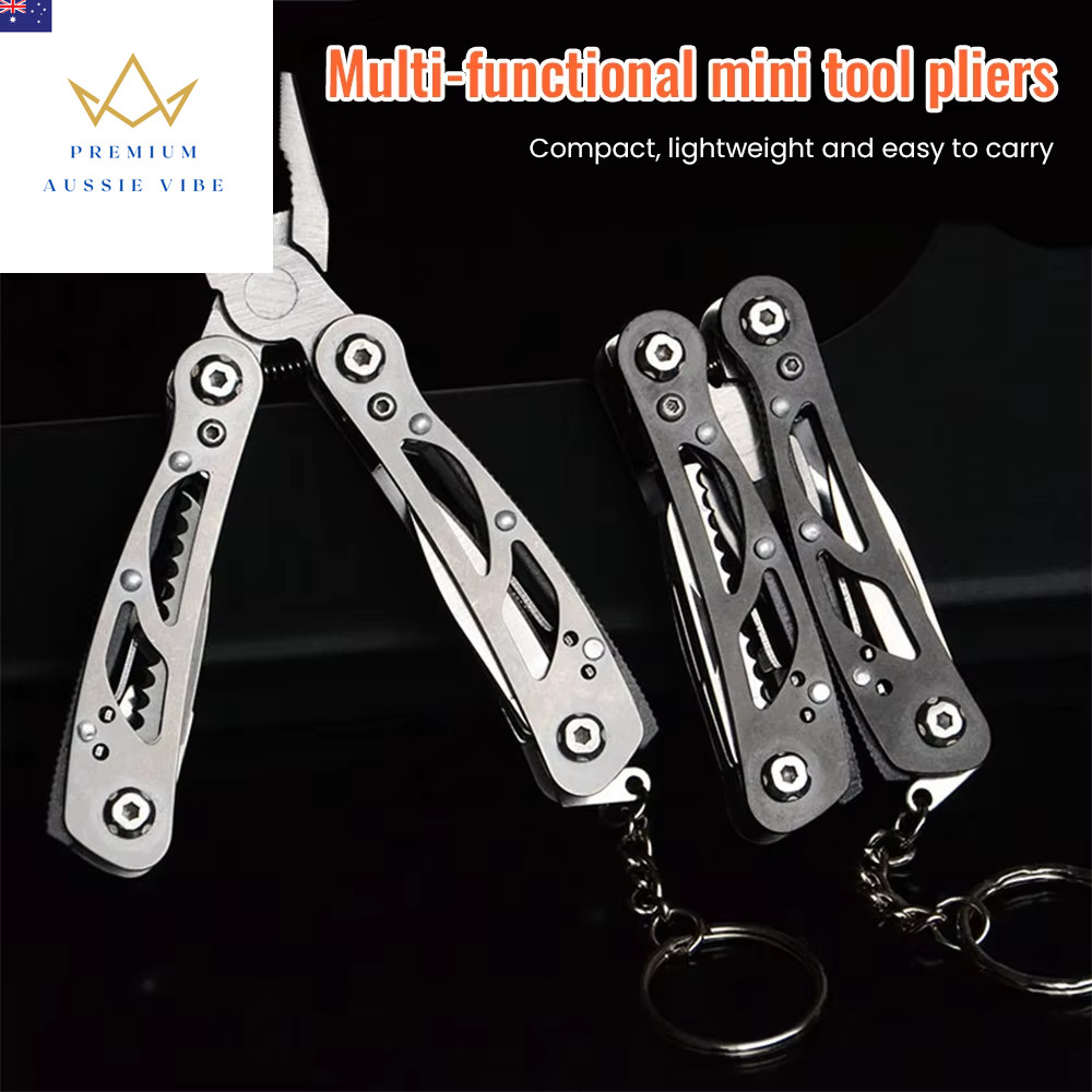 Stainless Steel Multi-Tool Pliers Outdoor Combination Knife Pliers Folding Porta