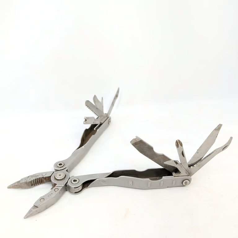 Schrade Tough Tool Multi-Tool USA Made Vintage Pliers Stainless PAT PEND Silver