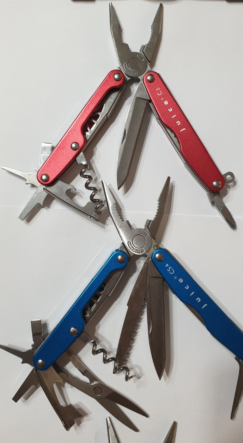 🔥 Leatherman Juice C2 S2 CS4 Set Blue Orange Red Retired MultiTool Collectable