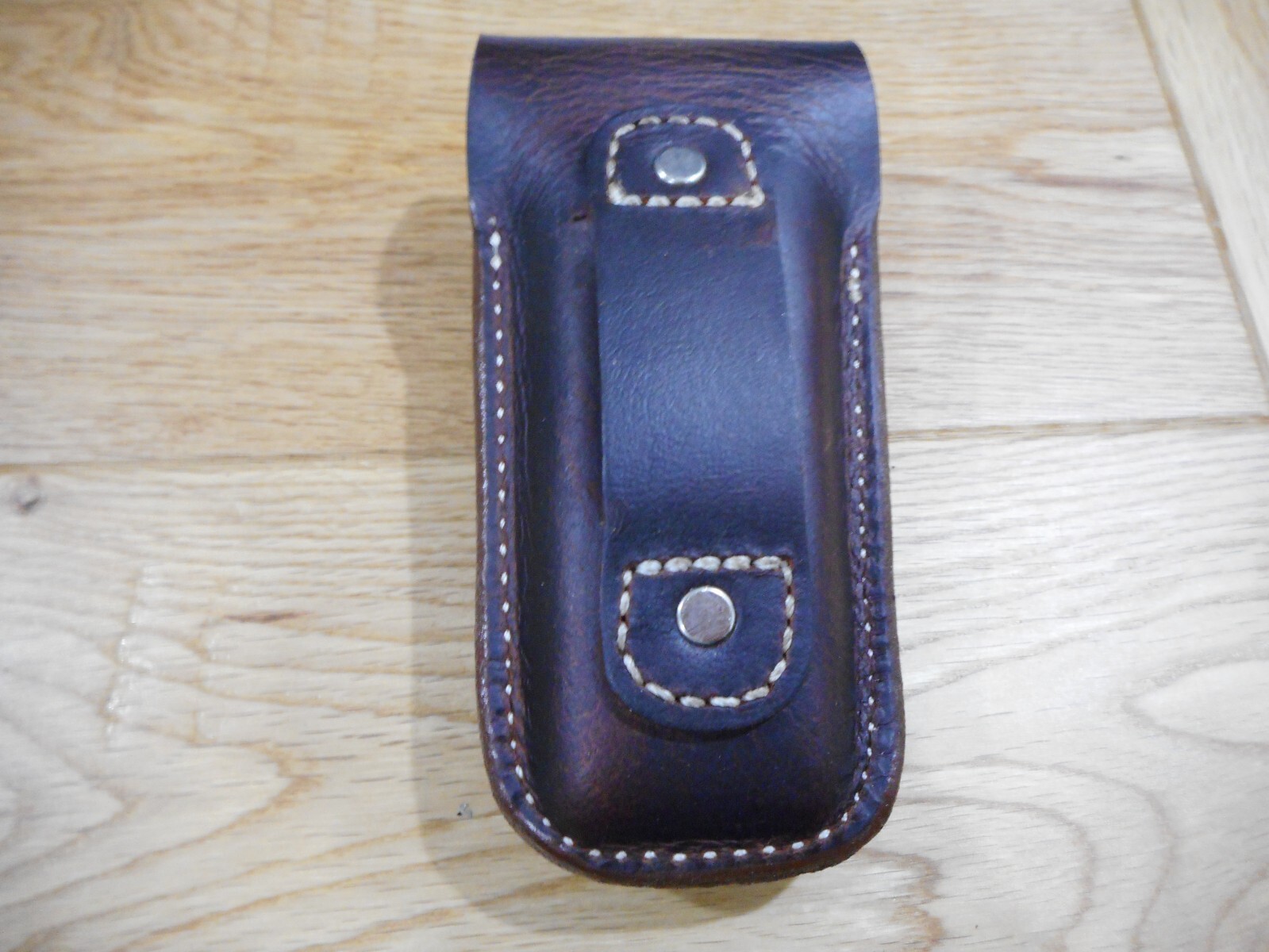 Leatherman Surge. Crazy Horse leather sheath. plain flap. Sheath only.