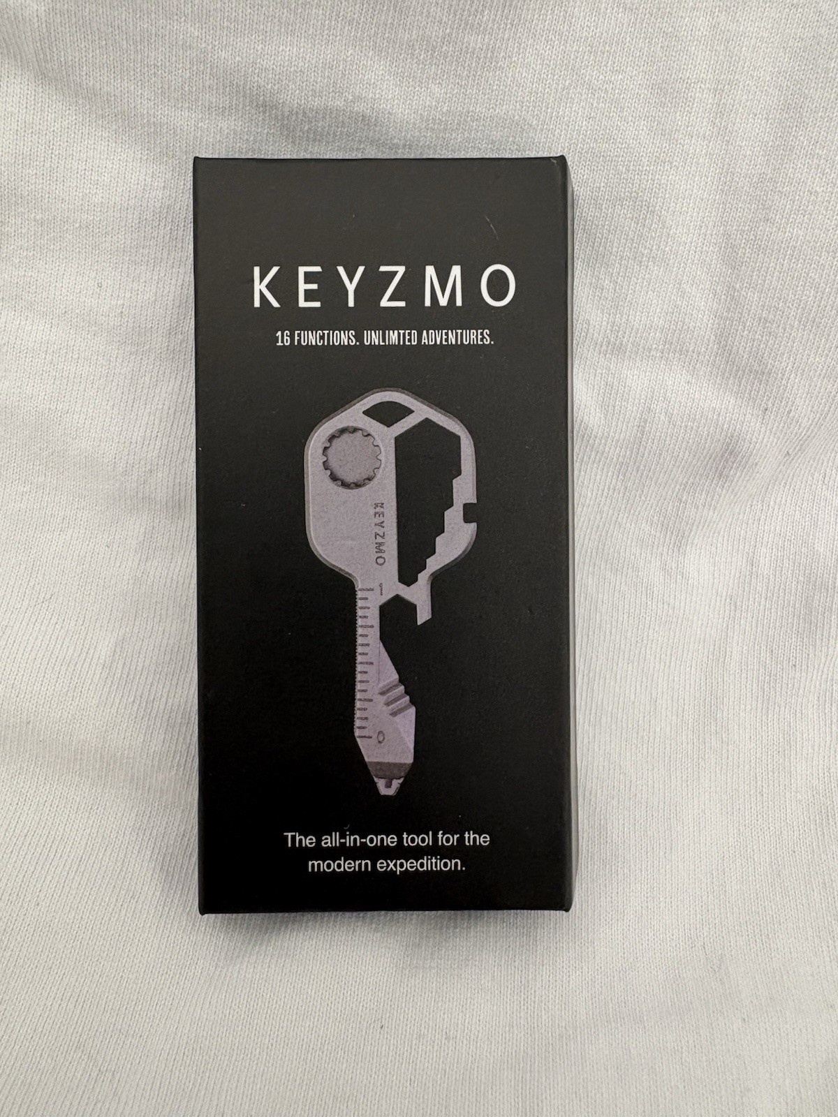 Keyzmo MultiTool 16-in-1 Utility Pocket Tool Lightweight Stainless Steel NIB