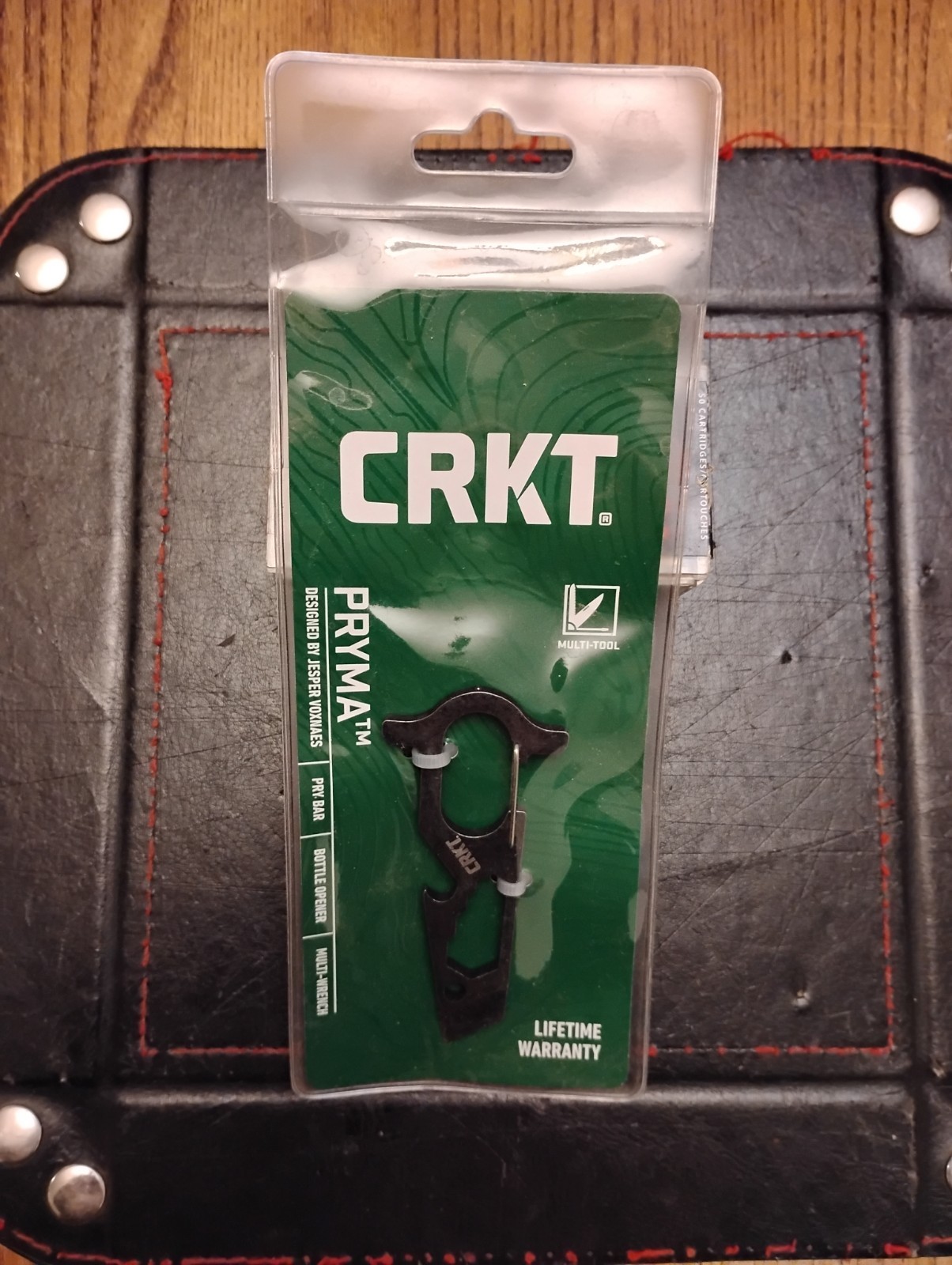 CRKT EDC Pocket Multi-Tool – Pryma 6 Tools 3.23 ” Long 0.9 OZ Carbineer Clip