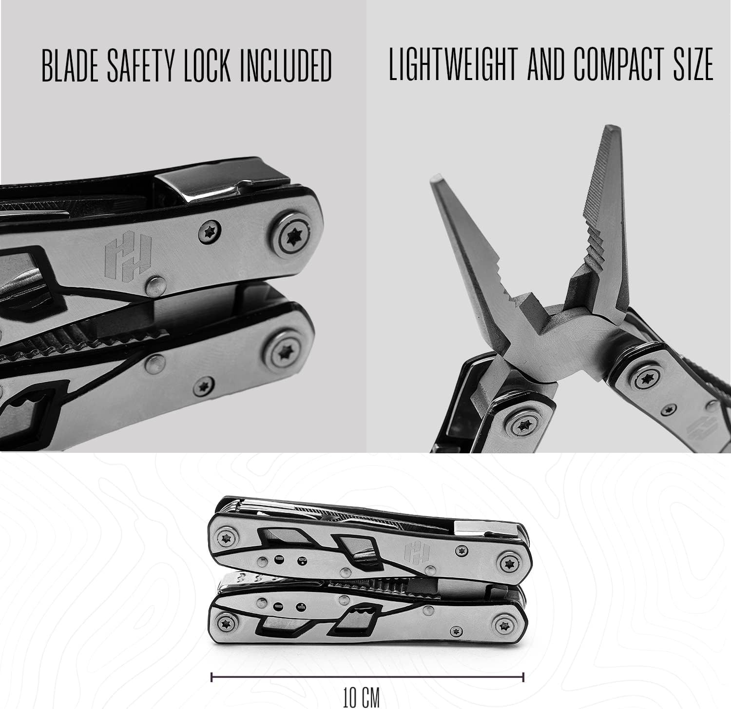 Multitool Plier – 12 In 1 Multi Tool Multi-color Stainless Steel