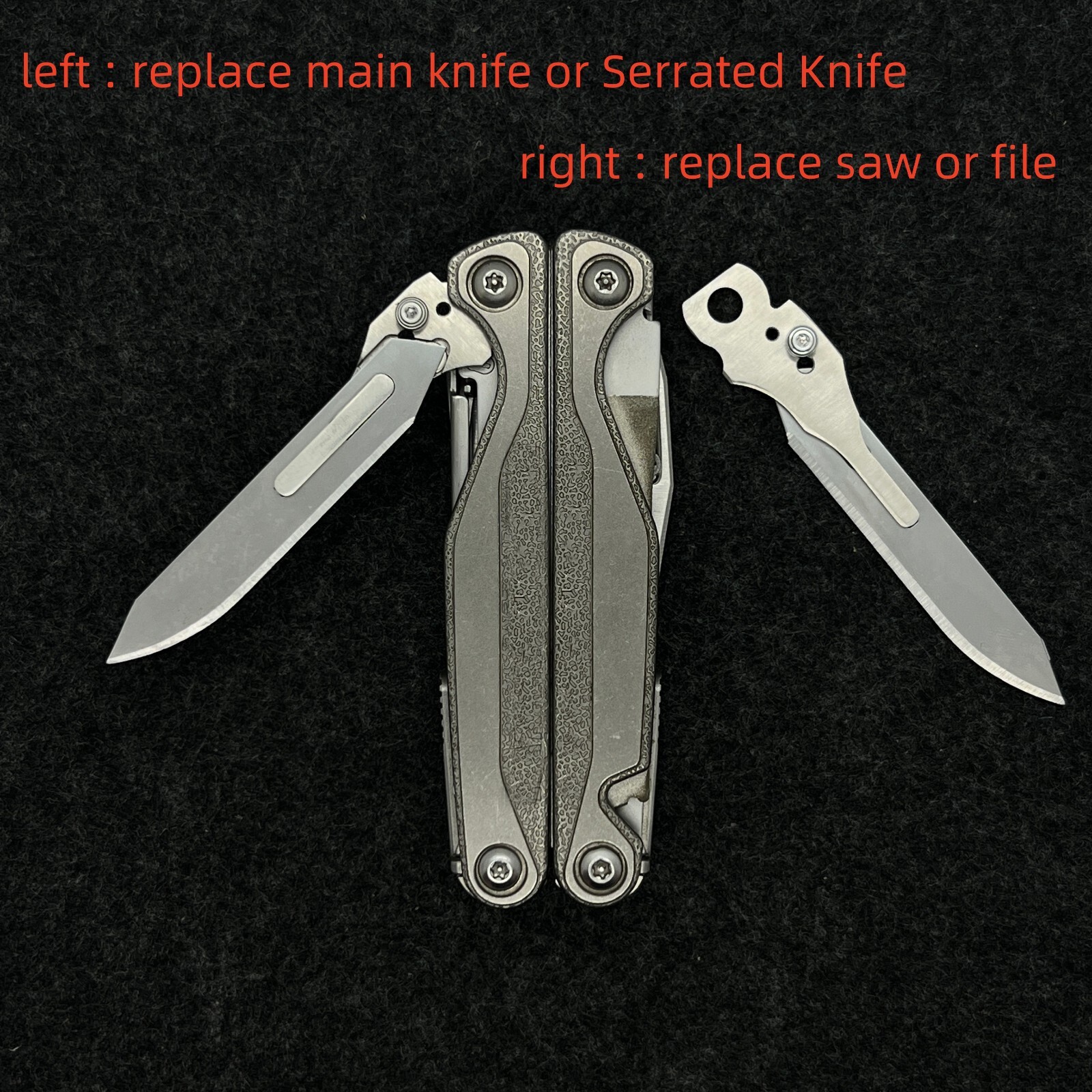 Scalpel Handle with Thumb Grip Fits Surgical Blades #60 For Leatherman TTI Wave