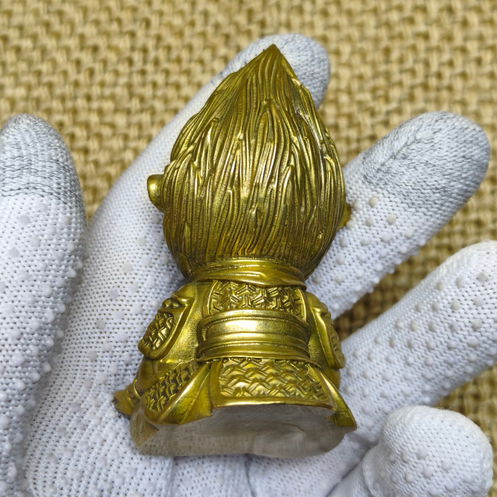 Brass copper sculpture Monkey King ornament Artistic animal Journey to the west