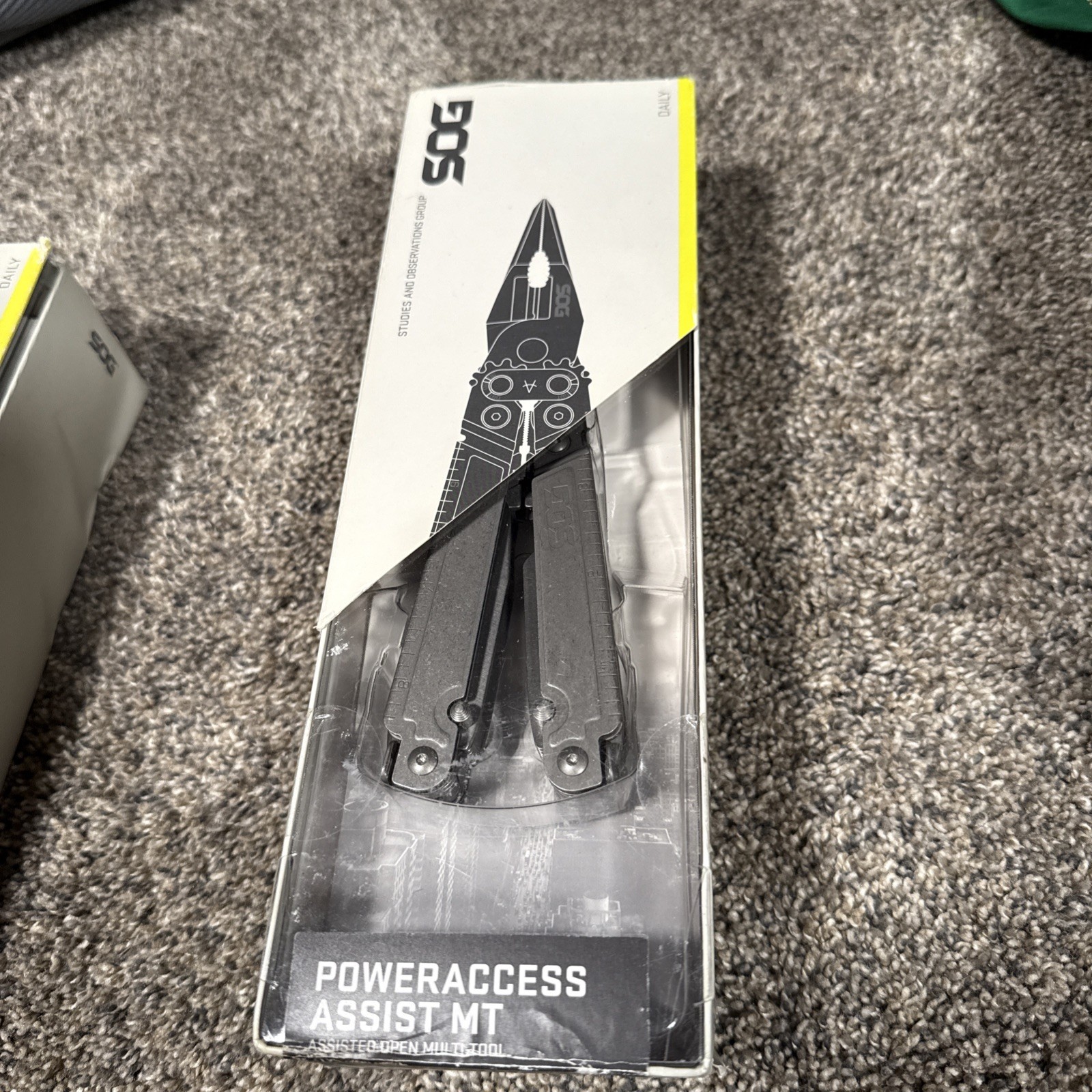 SOG PA3001-CP Power Access Assist Multi-Tool, Stone Washed