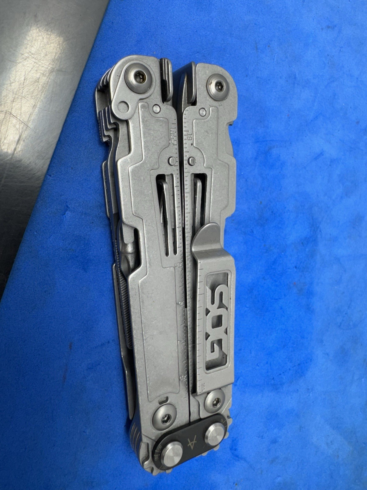 SOG PowerAccess 21 Tool Multi-Tool 5Cr15MoV Steel, Stonewash Finish PA3001-CP