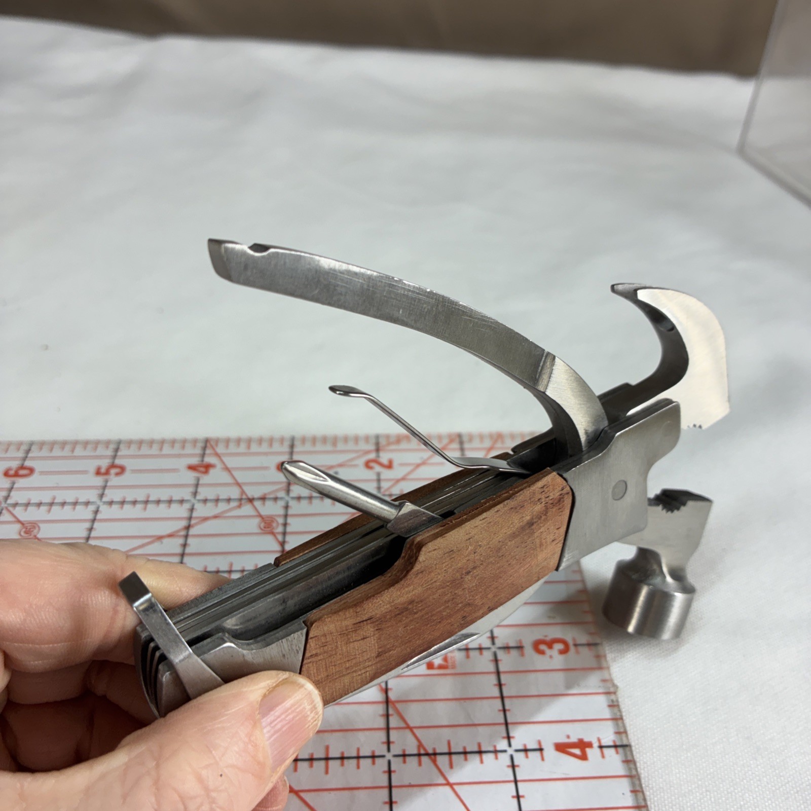 Sheffield Multi Tool Pocket Knife Cutters Saw Hammer File Pliers Camping