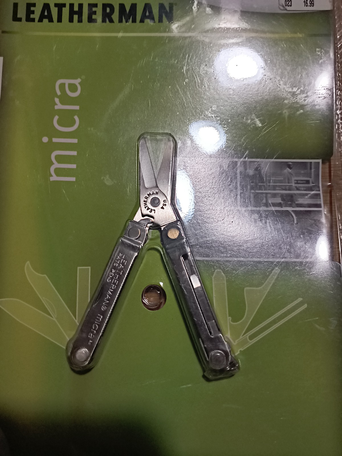 Leatherman Micra Multi-Tool Stainless Steel 10 Tools Scissors Knife