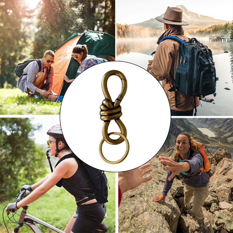 Stable Ovals Shape Carabiner Clip Light weight Carabiner Clip Secure Hook