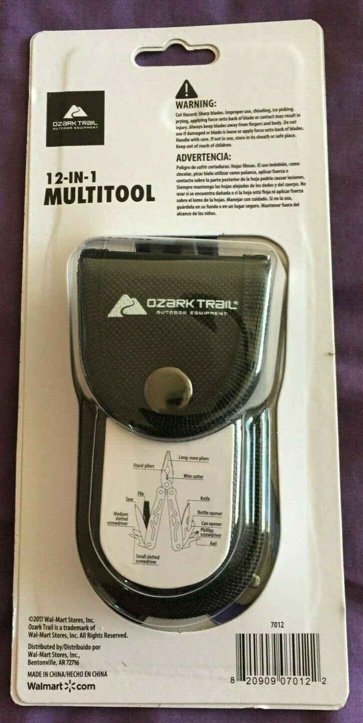 NEW Ozark Trail Outdoors Hiking Camping Pocket Knife Multi Tool with Sheath