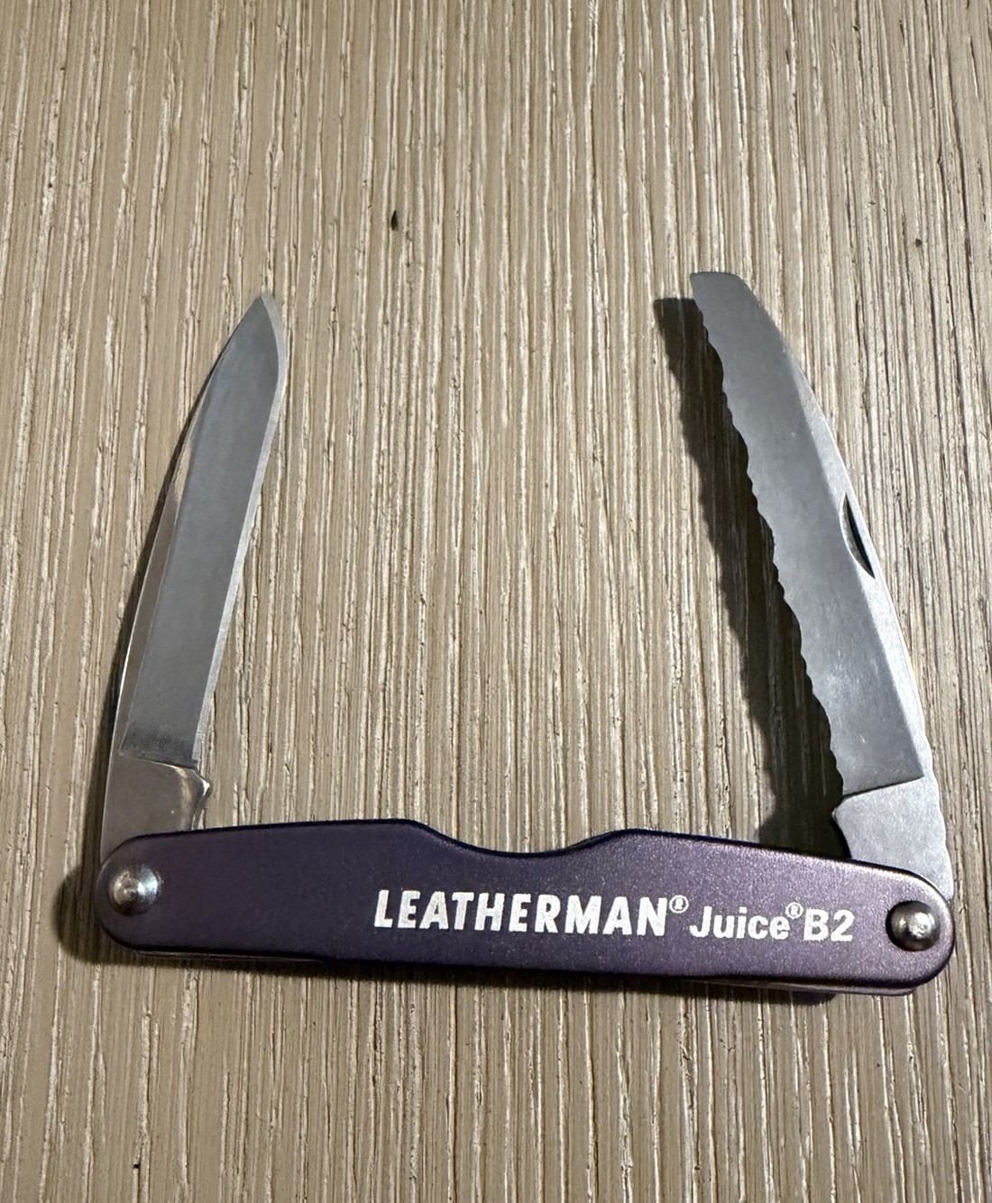 RARE Leatherman B2 Juice, Granite Grey. New In Original Box W/ Paperwork