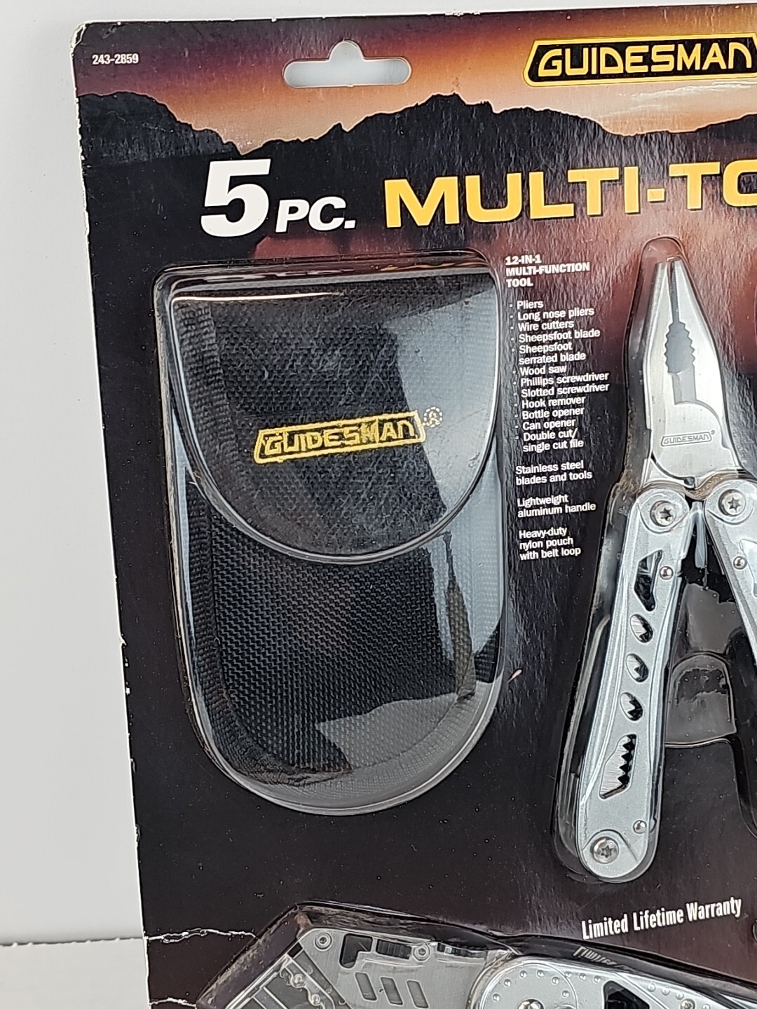 Guidesman 5 Piece Multi-tool set – Nylon Pouch With Belt Loop 243-2859