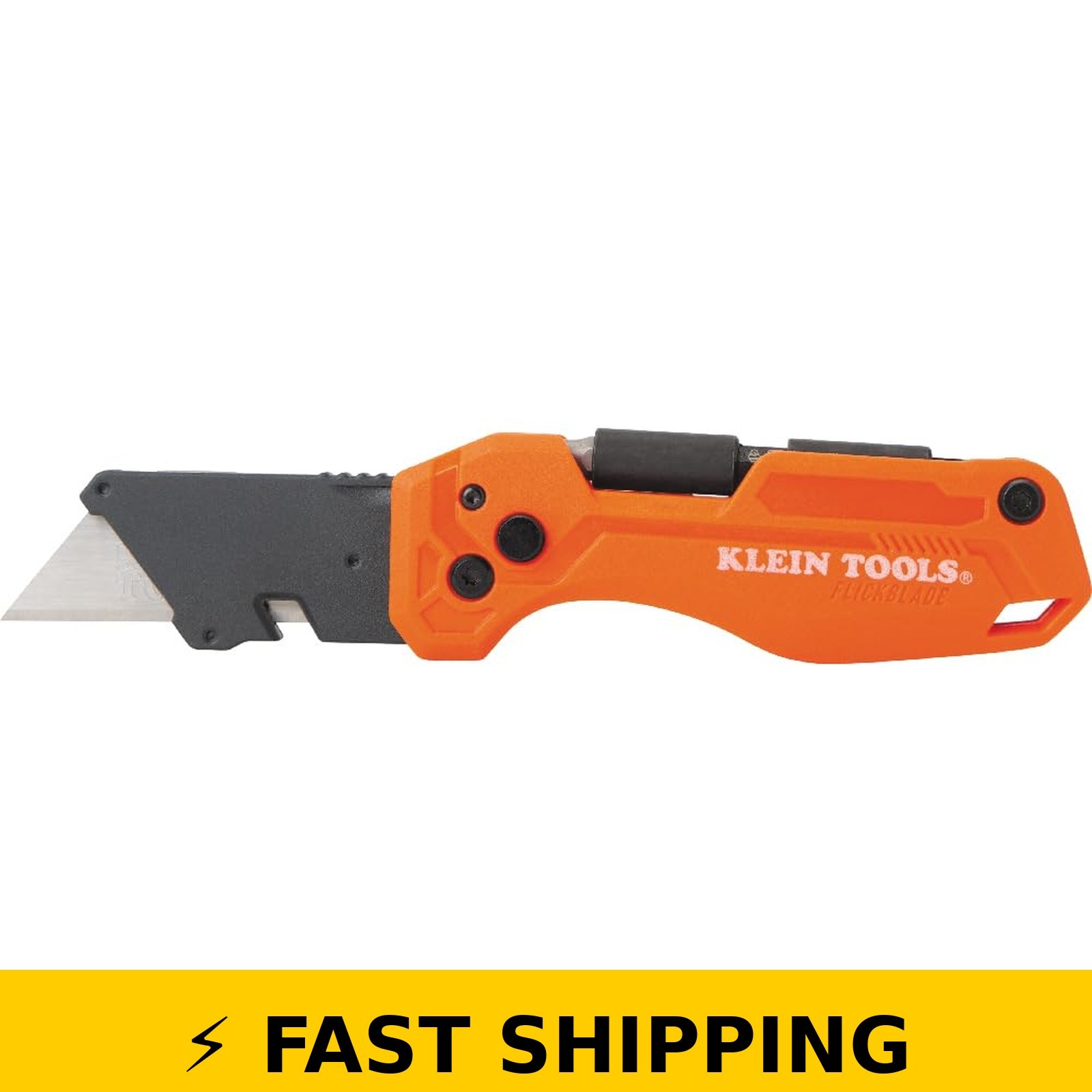 Klein Tools Folding Utility Knife with Impact Driver, Compact Design