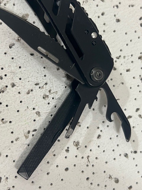 Multi-Tool Black EDC Plier , SAW , scissors and more —