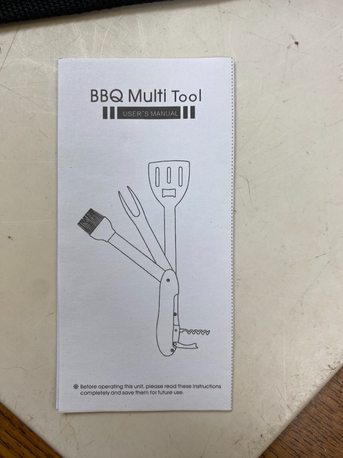 NEW Things Remembered Not Your Average Tool 357618 Multi BBQ Tool Black
