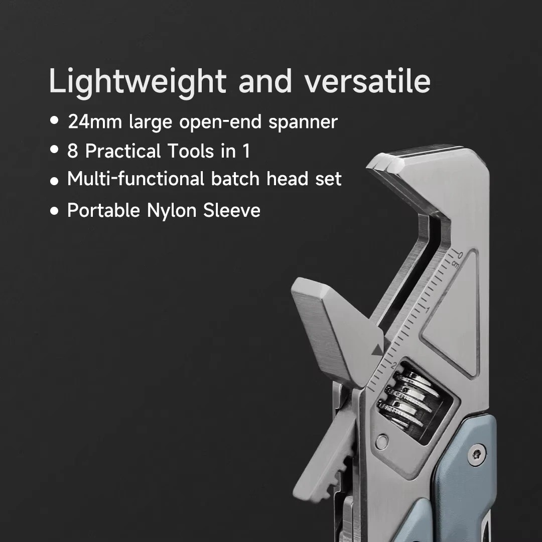 8 in 1 Multi Tool Pliers Folding Wrench Screwdriver EDC Tool