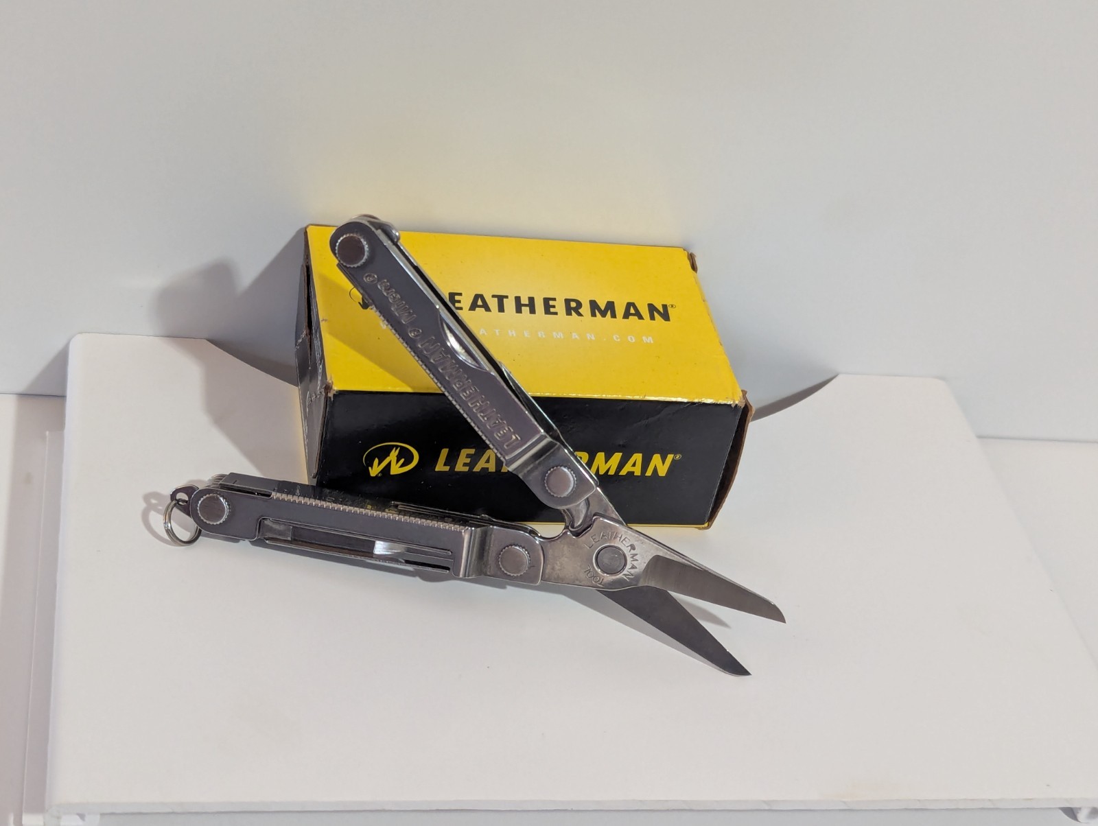 Leatherman Micra Multi-Tool – Stainless Steel 10 In 1 Pocket Keychain NEW Minty