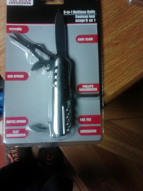 2-Tool Bench Hardware 8 In 1 Multiuse Pocket Knife