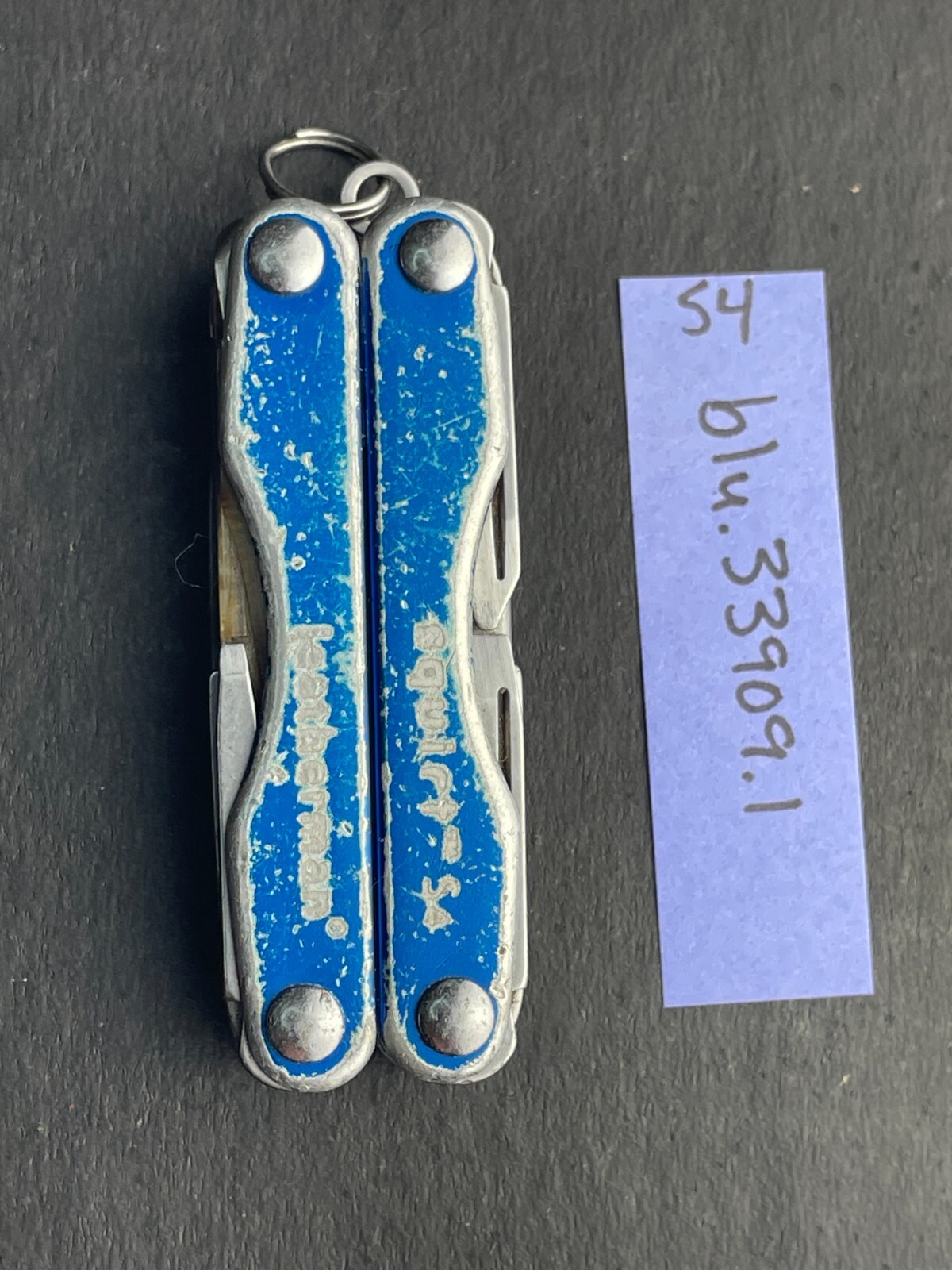 Leatherman Squirt S4 Stainless Steel Multitool Keychain – Blue