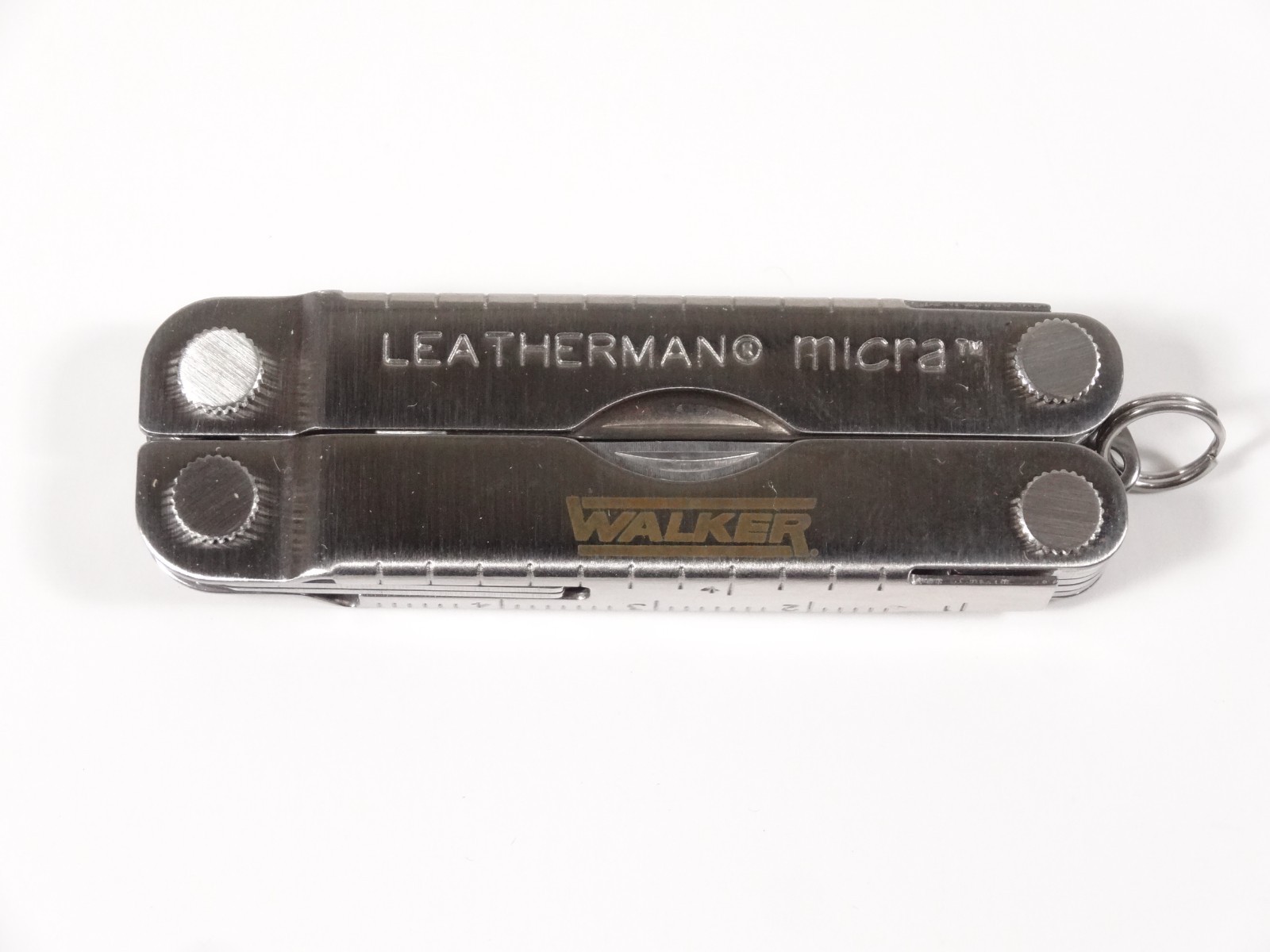 Vintage NOS Leatherman Micra Multi Tool Made In USA Scissors Knife Tweezers File