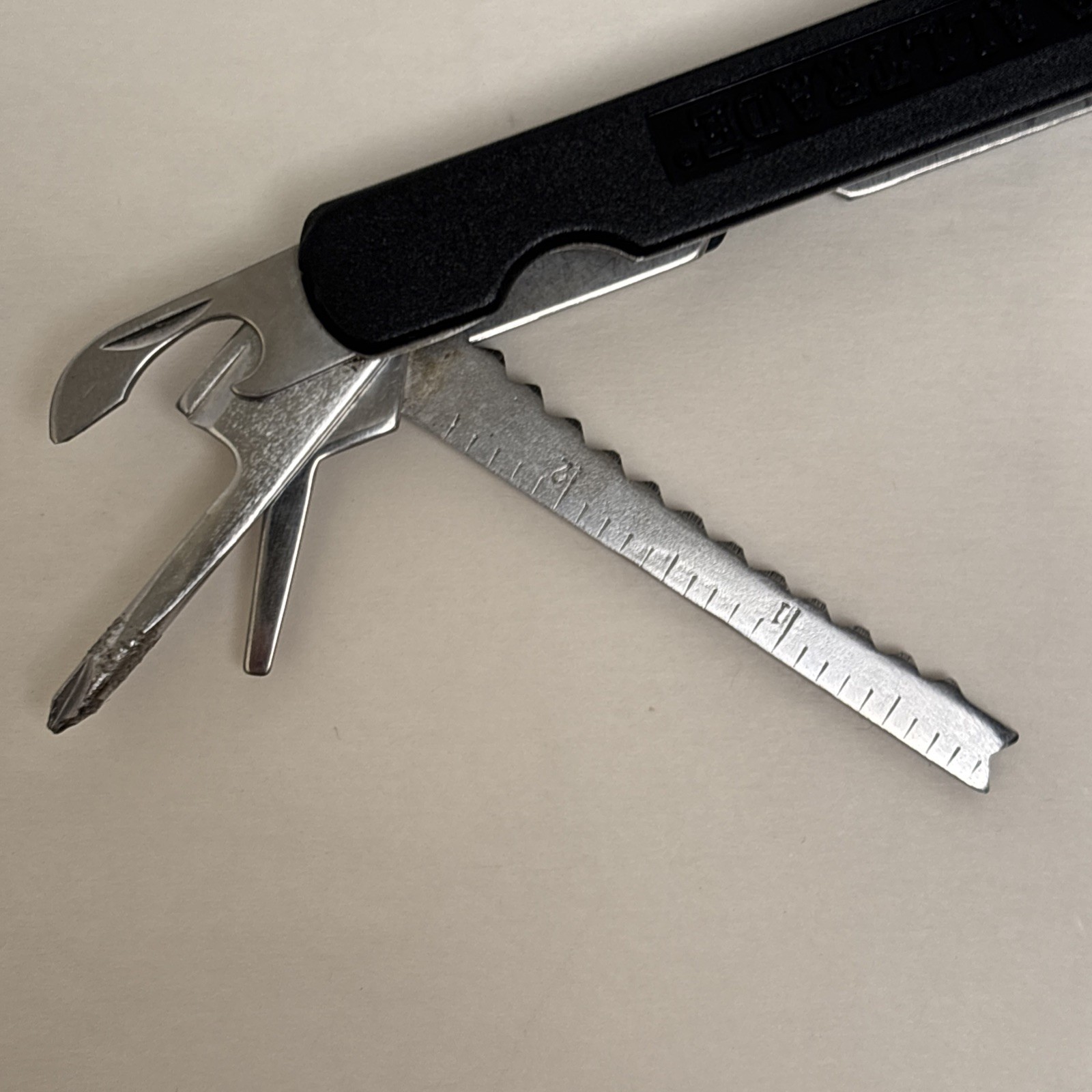 Alltrade Black Stainless Steel Gerber like Multi-Tool Survival Hunt Fish Camp