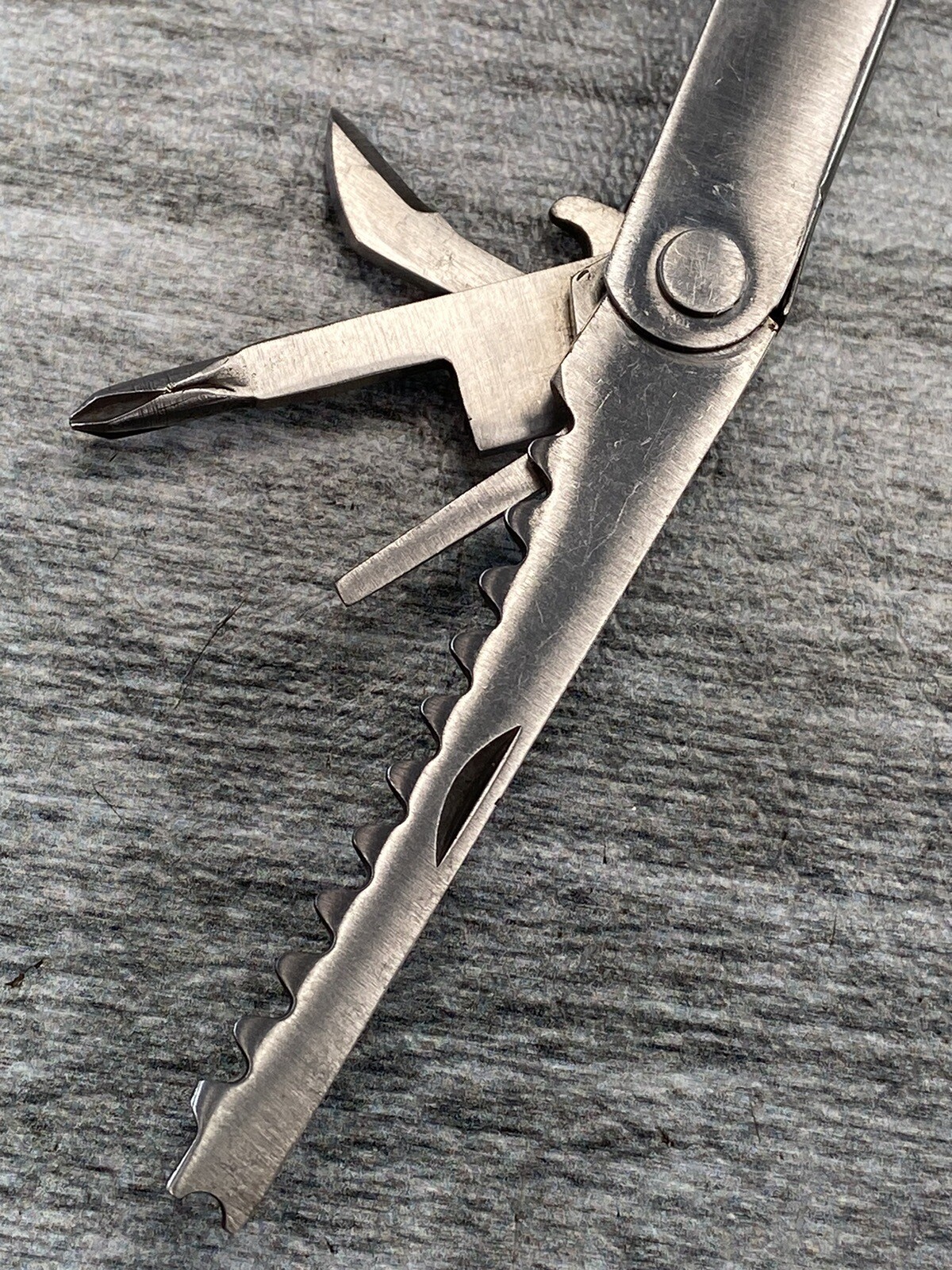 All Trade Multitool Blade Pliers Driver Opener Sheath Camping Outdoors Mechanic