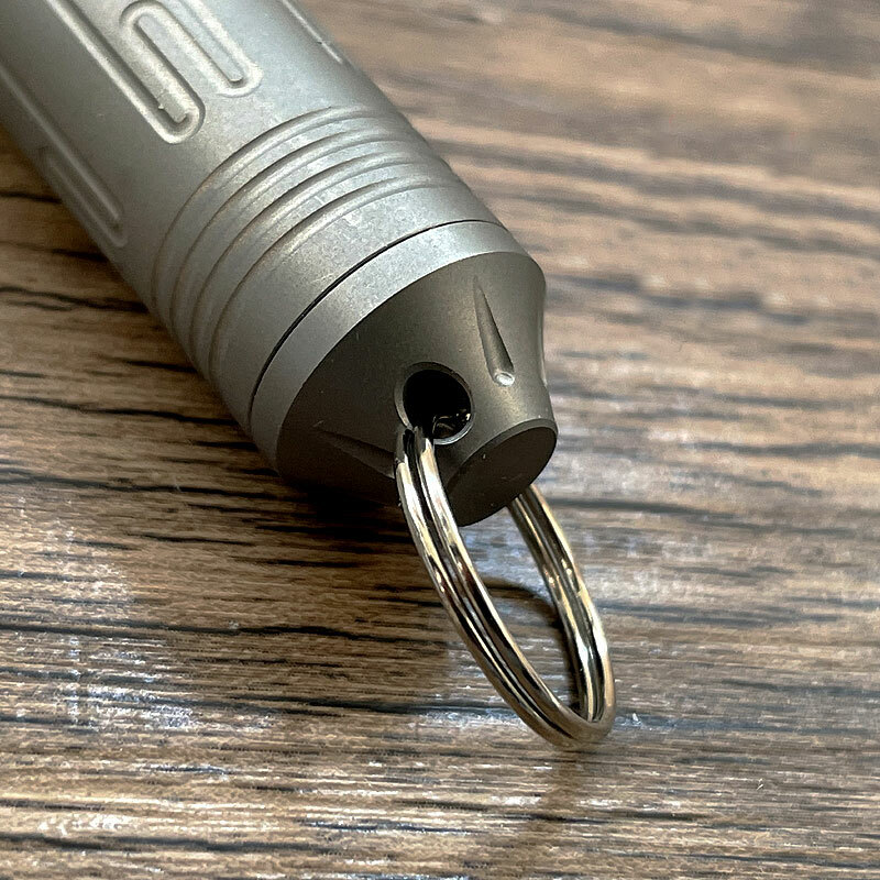 Hot Outdoor EDC TC4 Titanium Keychain Waterproof Box Sealed Medicine Bottle