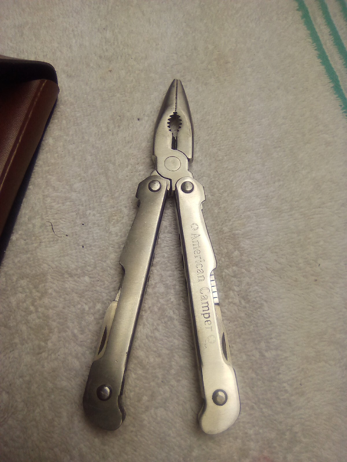 AMERICAN CAMPER Multi Tool Stainless Steel with Sheath Case 10 Tools Pliers