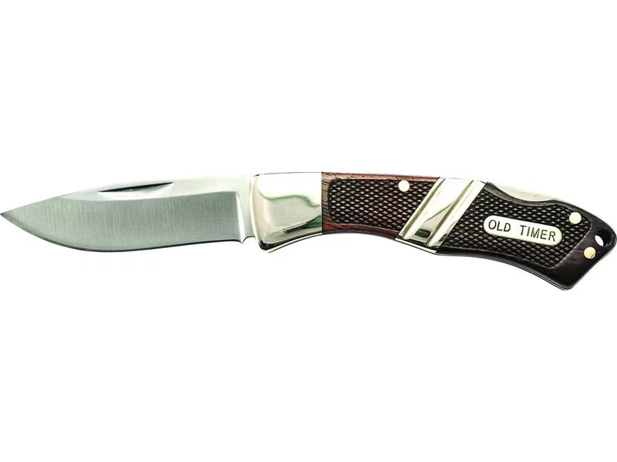 Old Timer Mountain Beaver Jr. Pocket Knife 2.5″ Drop Point 9Cr17 Polished Blade
