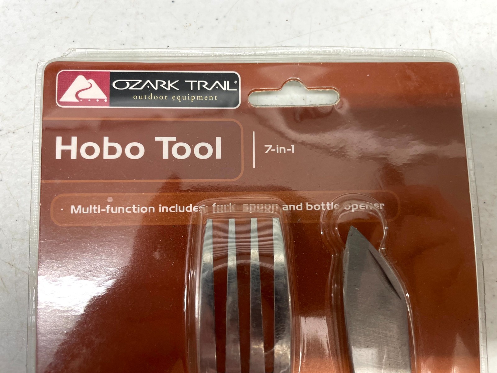 Ozark Trail Hobo Tool 7-in-1 Multi-Function Stainless Steel Utility Utensil Set