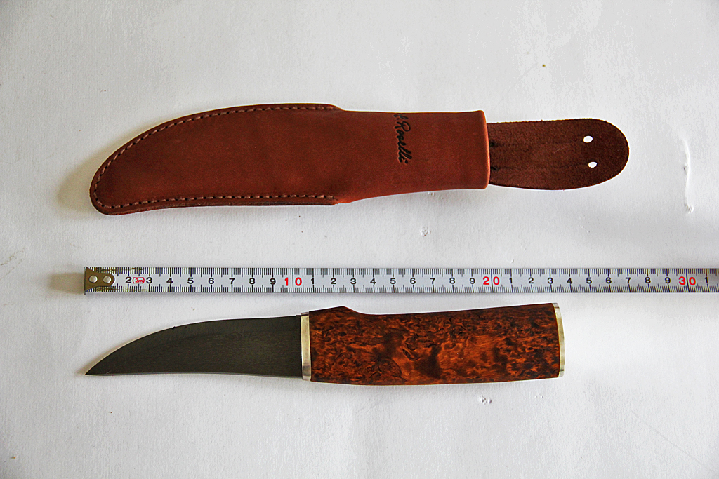 Roselli Messer Puukko Wootz UHC – hunting knife, SILVER – RW 200 S NEU unbenutzt