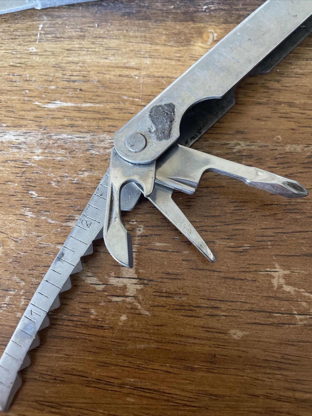 Vintage Stainless Steel Leatherman Dupe Multi-Tool, No Sheath – Silver