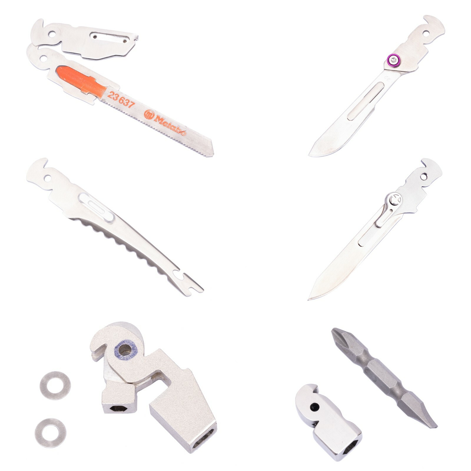 Scalpel Blade Bit Holders Saw T-Shank for the Leatherman Free P2 P4 ARC Series