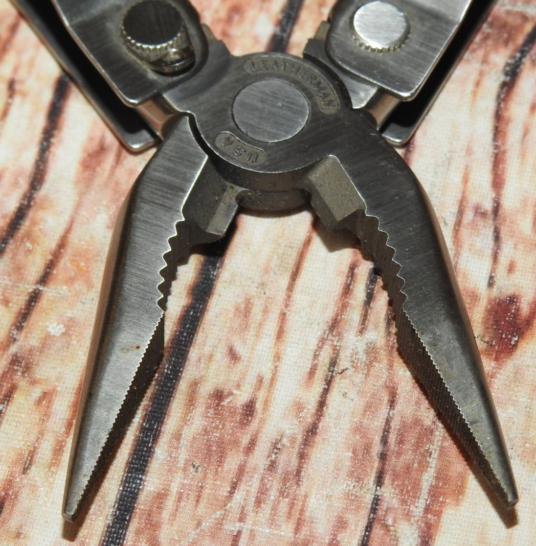 VTG Vintage Leatherman Tool 9 Multitool With Original Leather Sheath