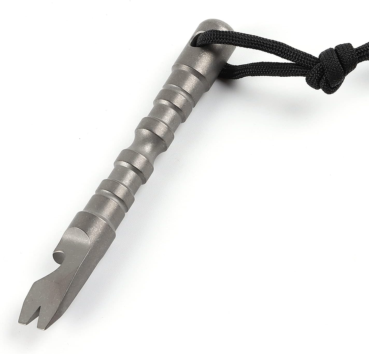 Titanium Alloy EDC Pry Bar with Bottle Opener Screwdriver Function Multi Tool (G