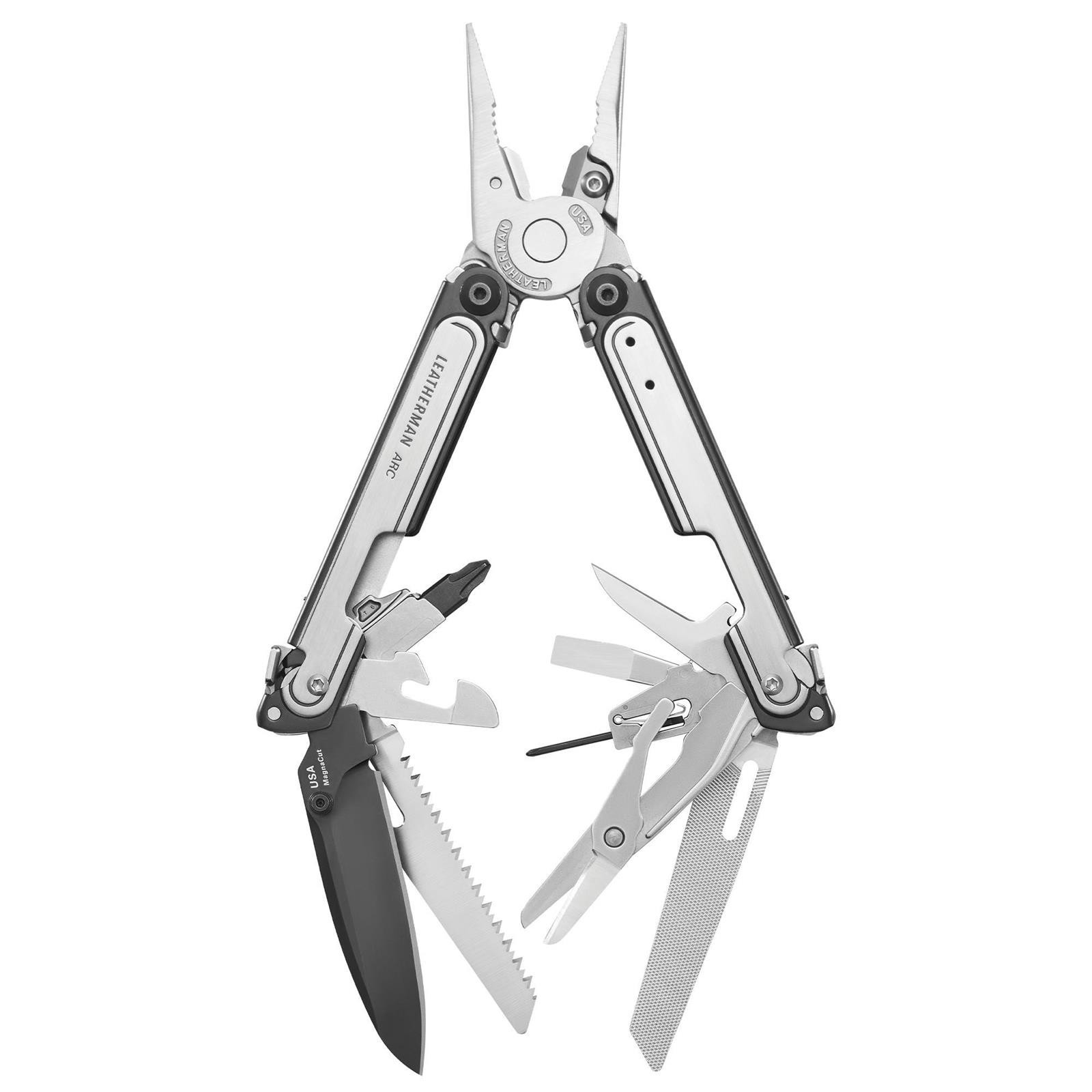NEW Leatherman Arc Multi-Tools Multi Purpose Pliers 833075 Black Steel/Silver